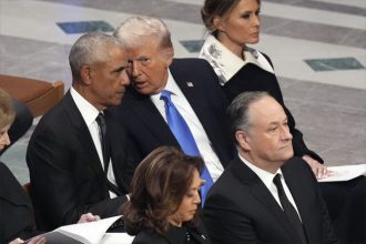 watch:-priceless-moments-between-obama,-trump,-pence,-jill-and-kamala-at-carter-funeral