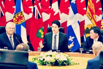 outgoing-canadian-pm-trudeau-meets-provincial-premiers-to-plan-response-to-the-expected-trump-tariffs